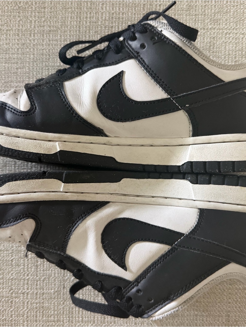 Nike Low Dunk Retro Panda Black and White W9 - Picture 5 of 8